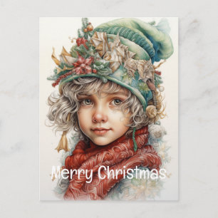 Cartes Pour Fêtes Annuelles Fille de Noël Personnalisée 22 sur 25