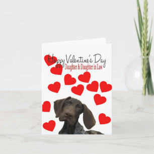 Cartes Pour Fêtes Annuelles Fille et femme Glossy Grizzly Valentine