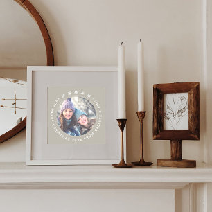 Cartes Pour Fêtes Annuelles Fille mère personnalisable Taupe Joyeux Noël