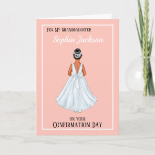Cartes Pour Fêtes Annuelles Filles Christian Confirmation Card Grandgirl