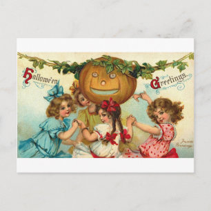 Cartes Pour Fêtes Annuelles Filles d'Halloween