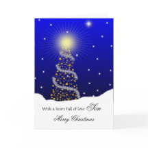 Fils/Joyeux Noël - arbre de Noël