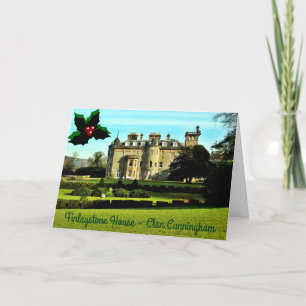 Cartes Pour Fêtes Annuelles Finlaystone House - Cunningham Clan Christmas Card