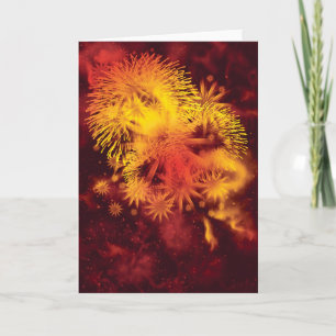 Cartes Pour Fêtes Annuelles Fireworks