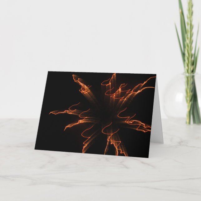 Cartes Pour Fêtes Annuelles Fireworks 3 (Devant)