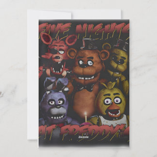 Cartes Pour Fêtes Annuelles Five Nights at Freddy's 