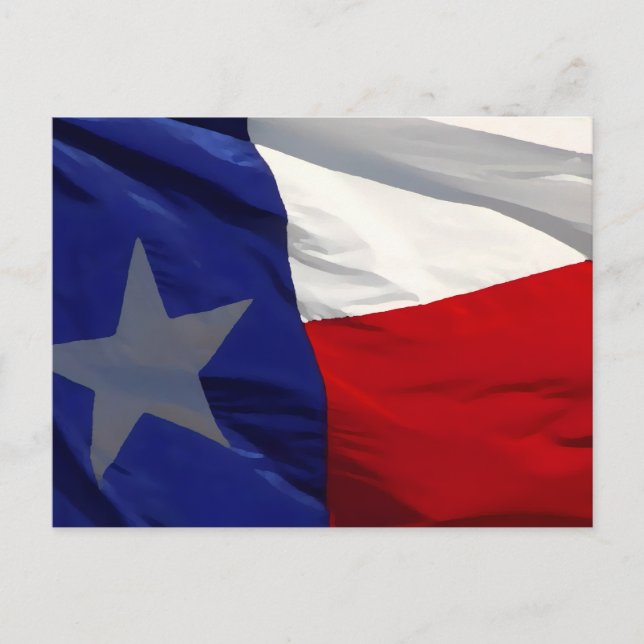Cartes Pour Fêtes Annuelles Flag of Texas Pop Art (Devant)
