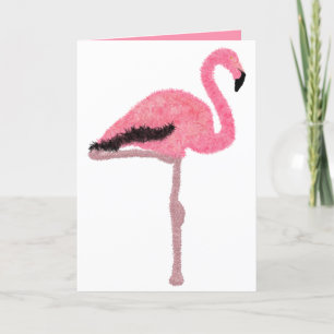 Cartes Pour Fêtes Annuelles flamant rose parties scintillant