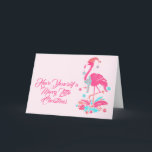 Cartes Pour Fêtes Annuelles Flamant rose Tropical Beach voeux de Noël<br><div class="desc">Amusez-vous un joyeux petit Flamant rose de Noël Tropical Beach Flowers Carte de voeux de vacances. Flamingo rose mignonne avec des fleurs tropicales colorées. Parfait pour les amateurs de flamand qui envoient des réjouissances de Noël pour la saison des fêtes de Floride ou toute région côtière chaude.</div>