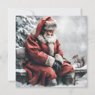 Cartes Pour Fêtes Annuelles Flat Christmas Card