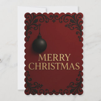 Cartes Pour Fêtes Annuelles Flat Holiday Card