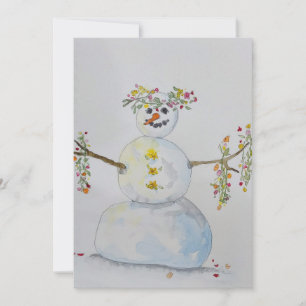Cartes Pour Fêtes Annuelles Flat Holiday Card