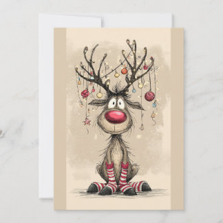 Cartes Pour Fêtes Annuelles Flat Holiday Card