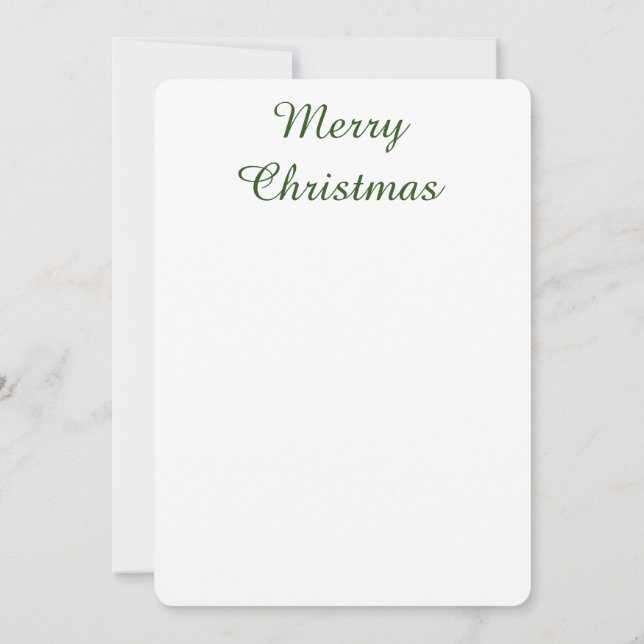 Cartes Pour Fêtes Annuelles Flat Holiday Card (Dos)