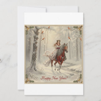 Cartes Pour Fêtes Annuelles Flat Holiday Card