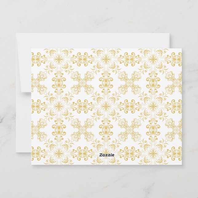 Cartes Pour Fêtes Annuelles Flat Holiday Cards (Dos)