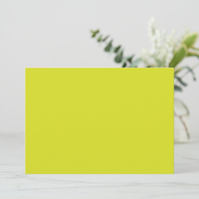 Cartes Pour Fêtes Annuelles Flat Yellow Background – Back-to-School Texture (Debout devant)