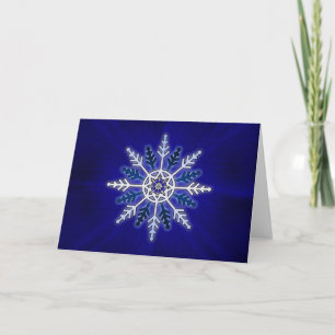 Cartes Pour Fêtes Annuelles Flèche de neige