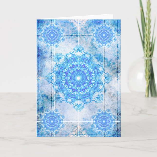 Cartes Pour Fêtes Annuelles Flèche de neige (Devant)