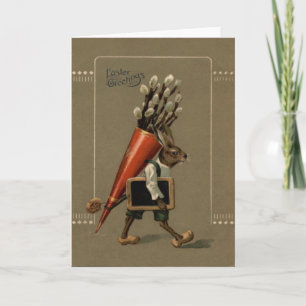 Cartes Pour Fêtes Annuelles Fleur de lapin de Pâques