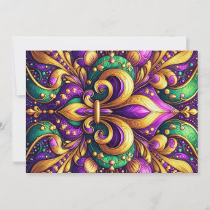 Cartes Pour Fêtes Annuelles fleur de lis