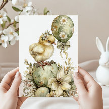 Fleur de Pâques au printemps en aquarelle vert sau