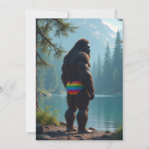 Cartes Pour Fêtes Annuelles Fleur de Sasquatch