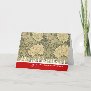 Cartes Pour Fêtes Annuelles Fleur de Sauge Chrysanthème de William Morris