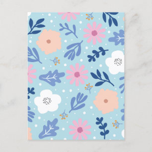 Cartes Pour Fêtes Annuelles Fleur minimaliste