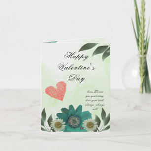 Cartes Pour Fêtes Annuelles Fleur verte - Un amour comme aucun autre