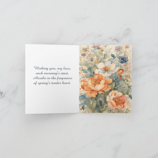 Cartes Pour Fêtes Annuelles Fleurs (Intérieur)