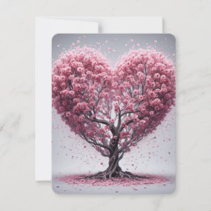 Cartes Pour Fêtes Annuelles Fleurs de cerisiers roses