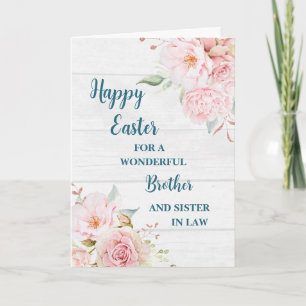 Cartes Pour Fêtes Annuelles Fleurs de printemps Bonne soeur de Pâques en droit