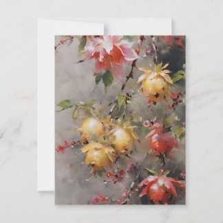Cartes Pour Fêtes Annuelles Fleurs japonaises de cerises