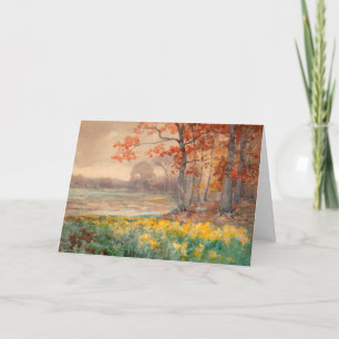 Cartes Pour Fêtes Annuelles Fleurs Jaunes en journée Grey   Julian Onderdonk