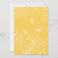 Fleurs Jaunes Motif, Floral, Minimaliste