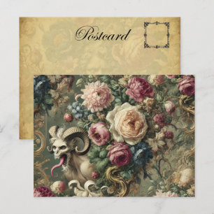 Cartes Pour Fêtes Annuelles Fleurs 🩸 langue écaillée - gothique victorien