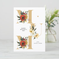 Fleurs MUM Boho Gold Joyeuse fête des mères