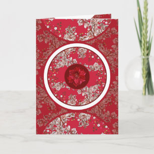Cartes Pour Fêtes Annuelles Fleurs pour Noël