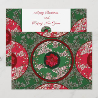 Cartes Pour Fêtes Annuelles Fleurs pour Noël