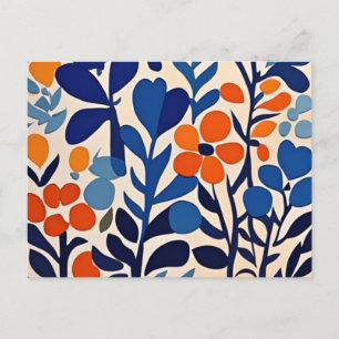 Cartes Pour Fêtes Annuelles fleurs retro 70's