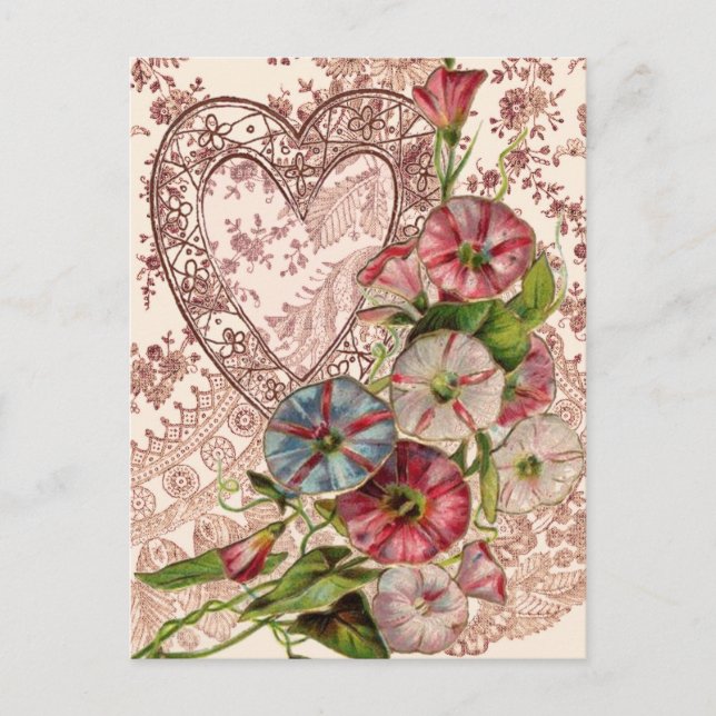 Cartes Pour Fêtes Annuelles Fleurs Valentine (Devant)