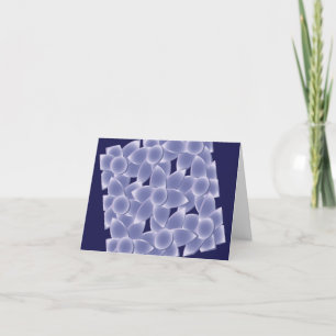 Cartes Pour Fêtes Annuelles Fleurs violettes
