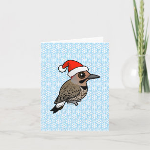 Cartes Pour Fêtes Annuelles Flicker du Nord Santa Claus (jaune shafted)