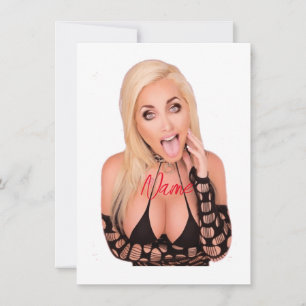 Cartes Pour Fêtes Annuelles Flirty blonde Thunder_Cove