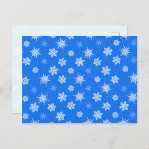 Cartes Pour Fêtes Annuelles Flocon de neige