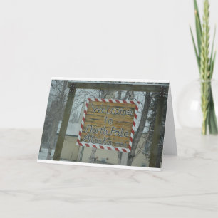 Cartes Pour Fêtes Annuelles Flocon de neige Froid Météo Pôle Nord Alaska