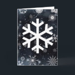 Cartes Pour Fêtes Annuelles Flocons de neige<br><div class="desc">Une autre belle carte de voeux de flocon de neige de SnowDays,  conçu par vous !</div>