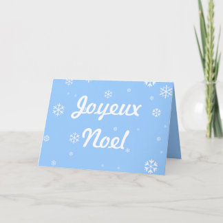 Cartes Pour Fêtes Annuelles Flocons de neige de Joyeux Noel