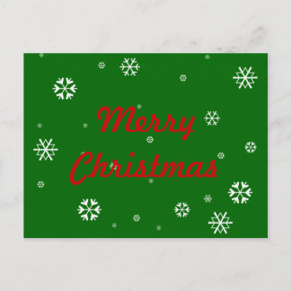 Cartes Pour Fêtes Annuelles Flocons de neige de Joyeux Noël